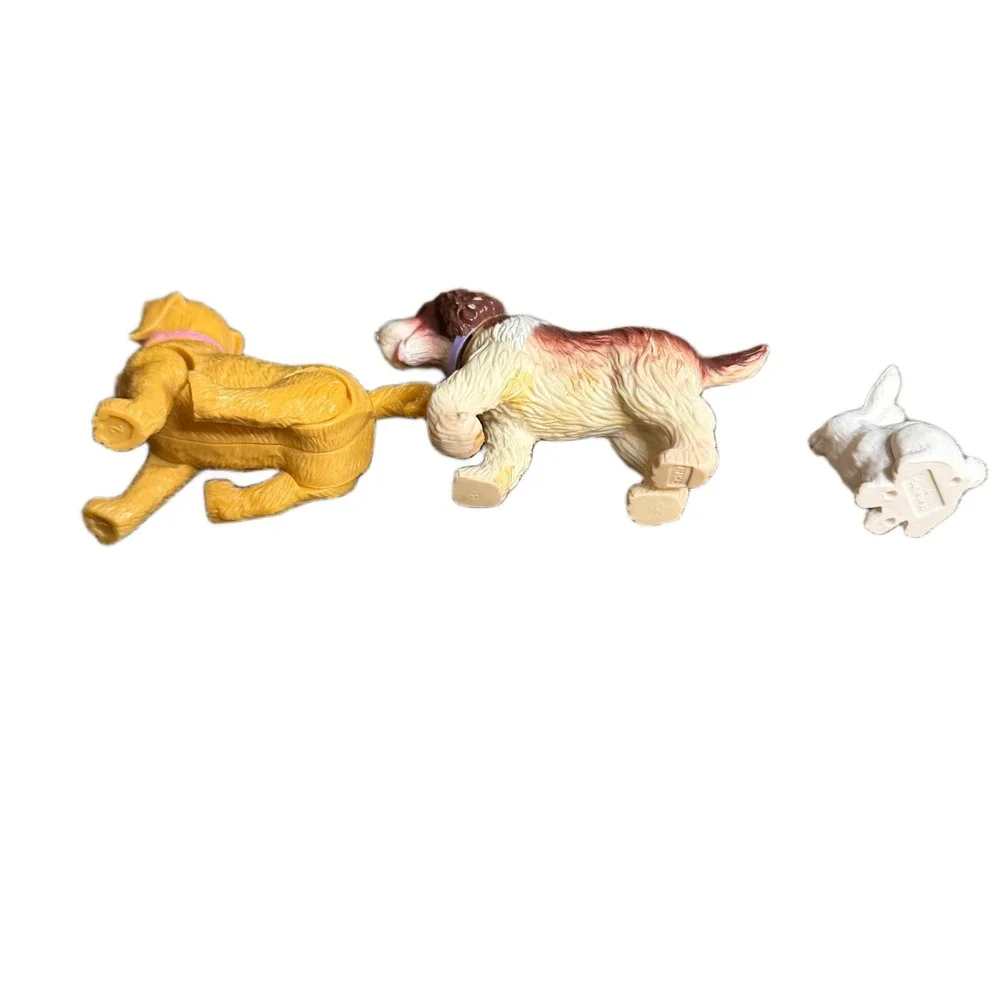 Barbie Toy Pet Care Set Dogs Bunny Rabbit Accessories Bed Bowls Bottles 15pc Lot